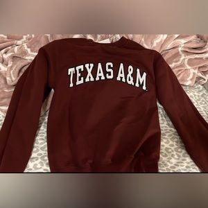 Texas A&M TAMU Aggie Champion Maroon Sweatshirt Small